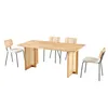 Mesa De Comedor Rattan-y-madera Natural-beige Brisa en Madera natural - Mesas de comedor, Uruguay | Divino, vista 5 de 6