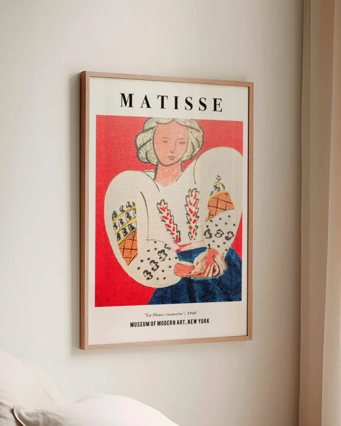 Matisse la blouse roumaine en Multicolor - Láminas, Uruguay | La Cuadrería, vista 2