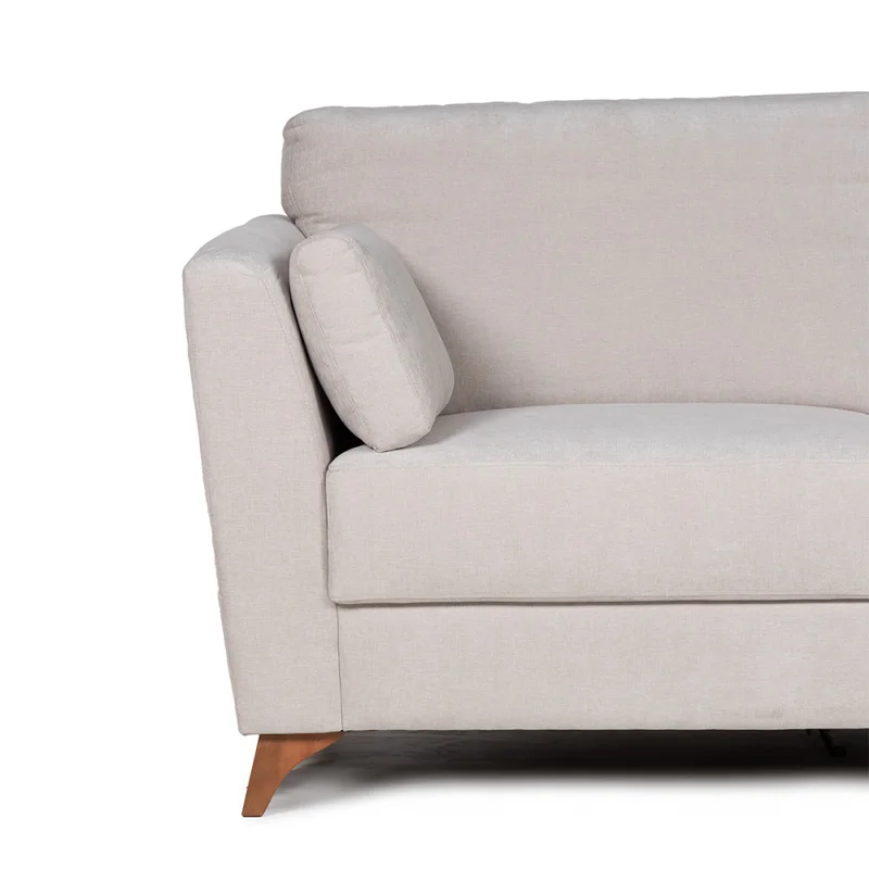 Sofá Capri - Tela Microfibra - 2 cuerpos - Kruger 02-152 (Beige) en Beige - Sillones y sofás, Uruguay | NYR, vista 3