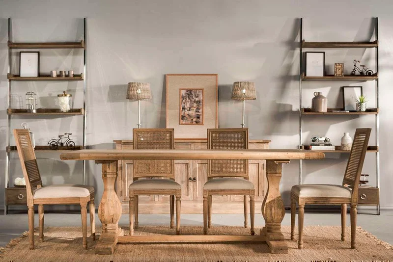 MESA COMEDOR DE OLMO ISABEL - 2.00 X 1.00 MTS en Madera natural - Mesas de comedor, Uruguay | La Iberica, vista 18