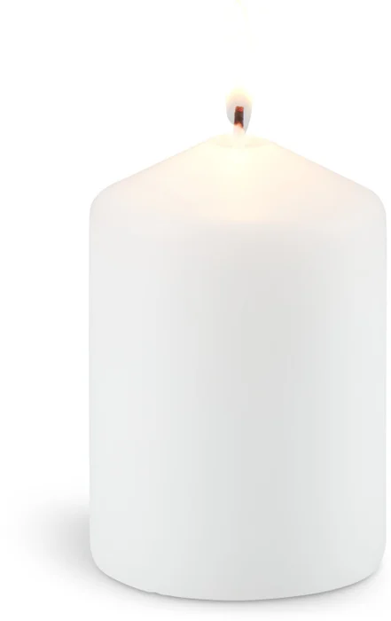 Vela pilar TORALF Ø7xA10cm blanco en Blanco - Velas y Portavelas, Uruguay | JYSK