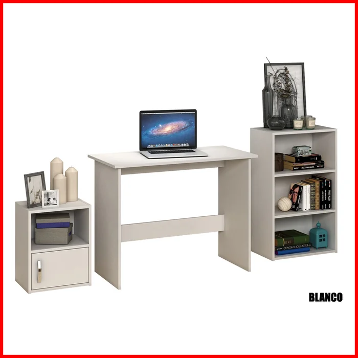 Escritorio + repisa alta + repisa baja – CE 03 - Escritorios y sillas de escritorio, Uruguay | Punto Unión, vista 2