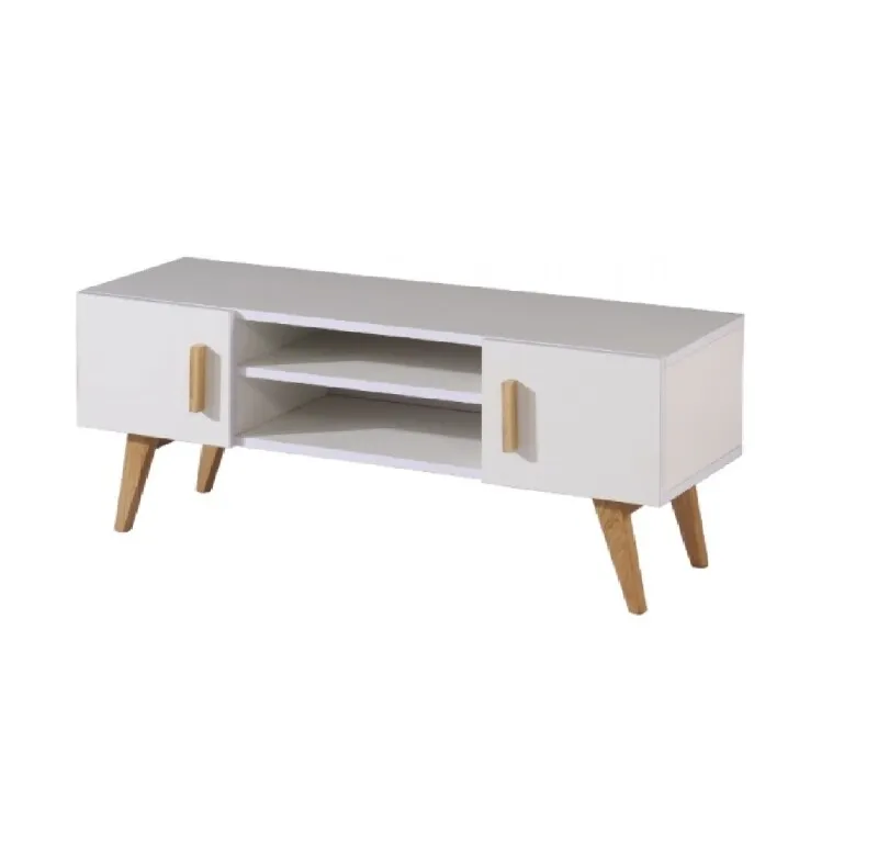 Rack AISHA en Blanco - Muebles para TV, Uruguay | Finkel