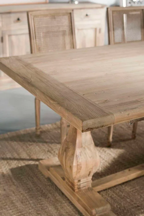 MESA COMEDOR DE OLMO ISABEL - 2.00 X 1.00 MTS en Madera natural - Mesas de comedor, Uruguay | La Iberica, vista 23