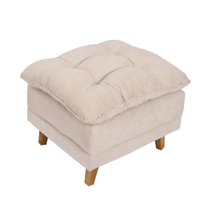 Poltrona reclinable Con Puff - Luxor - Beige en Rojo - Sillones y sofás, Uruguay | Ecowood, vista 6