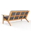SOFA LOTUS 3 LUGARES ACQUABLOCK NEGRO 185x87x86CM JATOBA - Muebles para el exterior, Uruguay | Vinibel, vista 4 de 10