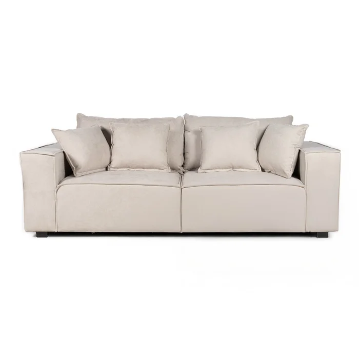 Sofá Modular Maia (2 módulos) - Tela Microfibra - 12072 (Beige) en Beige - Sillones y sofás, Uruguay | Nyr, vista 2