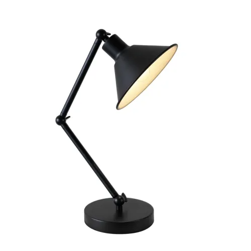 LAMPARA DE MESA D26x41CM CONO METAL NEGRO en Negro - Lámparas de mesa, Uruguay | Koz