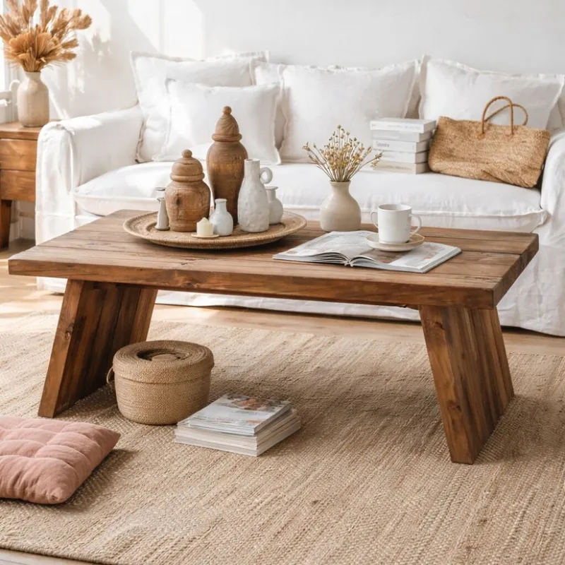 Mesa de living Linea Rimini en Marrón - Mesas de living, Uruguay | La Cueva Muebles