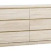 Cómoda LIMFJORDEN 3+3 cajones roble cl en Madera natural - Cómodas, Uruguay | JYSK, vista 1 de 5