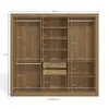 Placard 6 Puertas Mdp Natural-beige Kobe en Blanco - Roperos y placares, Uruguay | Divino, vista 4 de 4