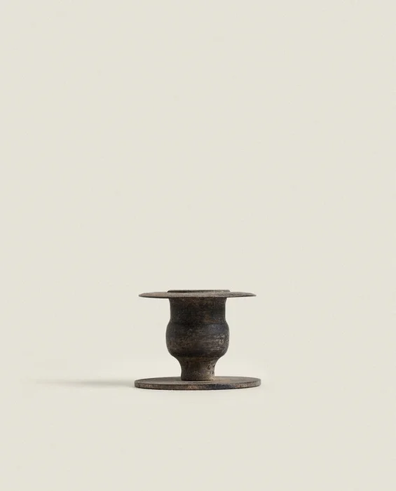 PORTAVELAS HIERRO PEQUEÑO - Velas y Portavelas, Uruguay | Zara Home, vista 2
