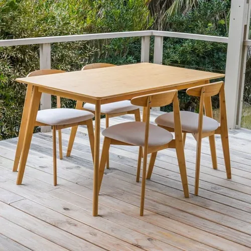 Mesa Livorno en Madera natural - Muebles, Uruguay | Uruguay Bamboo