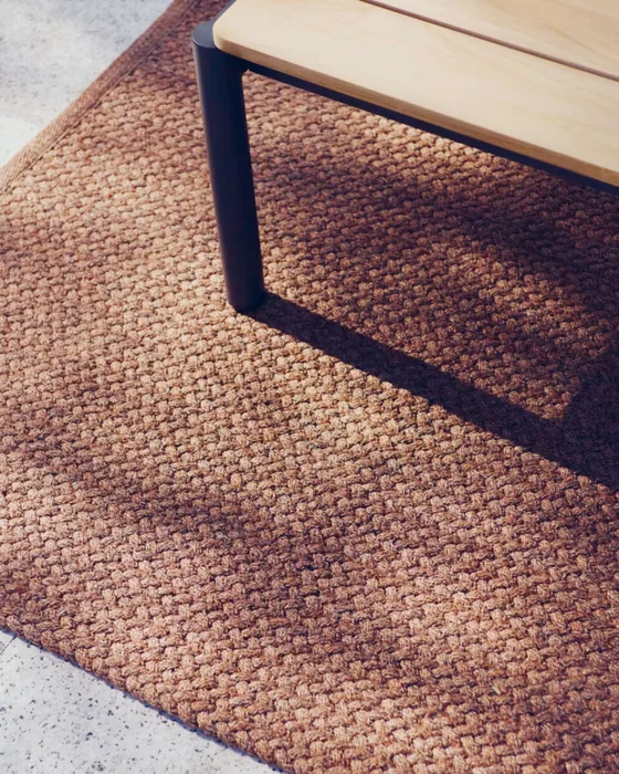 Alfombra Despas de fibras sintéticas terracota 160 x 230 cm en Rojo - Muebles para el exterior, Uruguay | Kavehome, vista 3