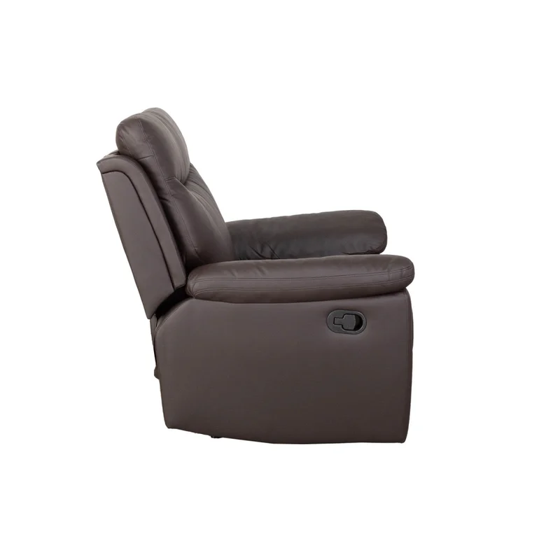 Recliner 1 Cuerpo Simil-cuero Marron Lexus en Marrón - Sillones y sofás, Uruguay | Divino, vista 4