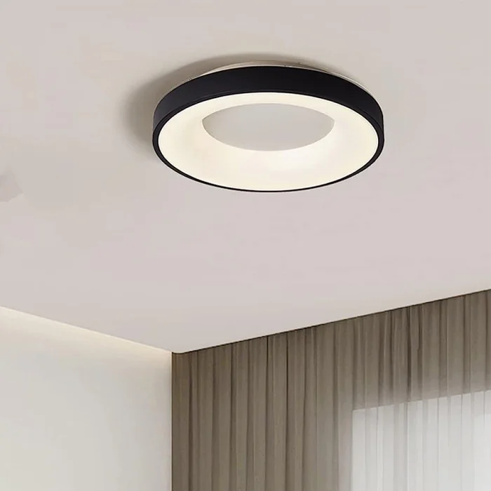 Plafon LED Redondo Philadelphia 17W 30cm Negro en Negro - Lámparas colgantes, Uruguay | Serlux, vista 7