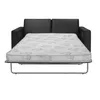 SOFA CAMA 2 PLAZAS - TAPIZADO EN SINTETICO NEGRO en Negro - Sillones y sofás, Uruguay | Champagne Home, vista 3 de 5