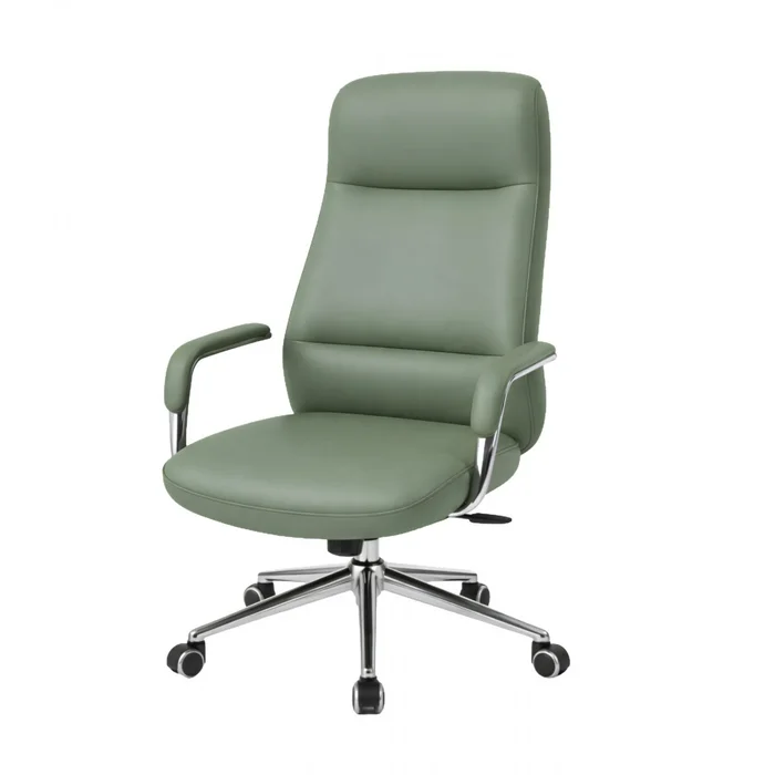 Silla de oficina Cromada 4 Posiciones - Pole - Verde en Verde oliva - Escritorios y sillas de escritorio, Uruguay | Rústico Hogar, vista 2