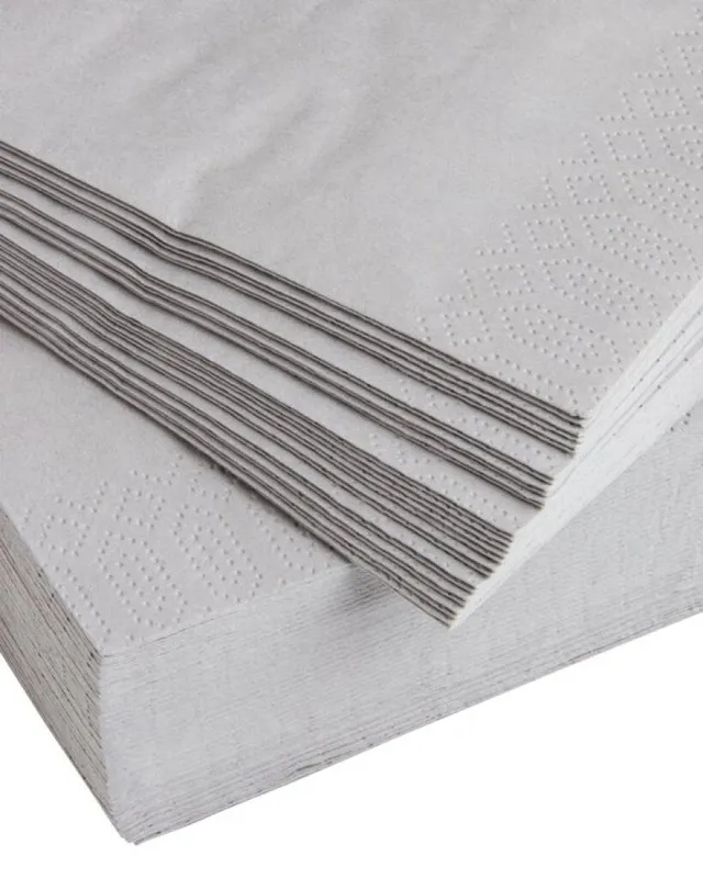 Servilletas papel MOLTE gris 40x40 50uds en Gris - Velas y Portavelas, Uruguay | JYSK