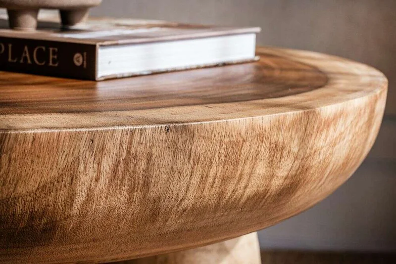 MESA MALLORCA - SUAR - DIAMETRO 70 CMS en Madera natural - Mesas de living, Uruguay | La Iberica, vista 5