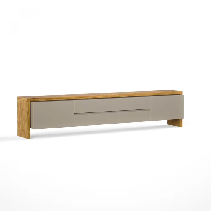 Rack de TV NORD 2.2 - Linea Manhattan - Gianduia / Cinamomo en Focus Mari Slim - Muebles para TV, Uruguay | Rústico Hogar, vista 4