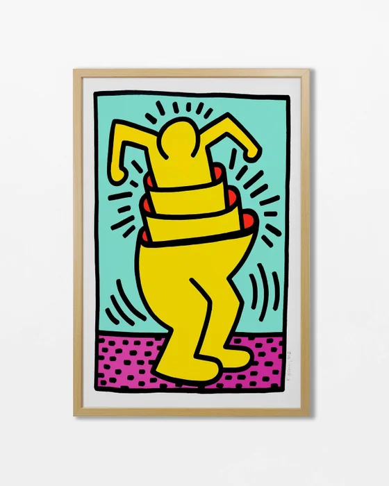 Keith Haring - Cup Man en Multicolor - Láminas, Uruguay | La Cuadrería