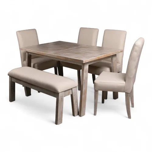 Juego Comedor Extensible Amador + Banqueta - Mesas de living, Uruguay | Diseno Montevideo