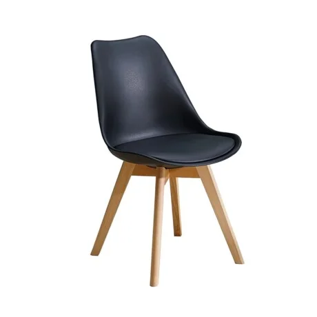 Silla Eames Tapizada - Negro en Negro - Sillas, Uruguay | La Cueva Muebles, vista 8