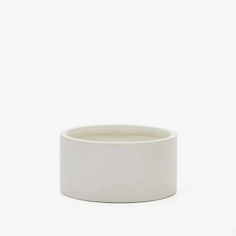 Macetero Aiguablava de cemento blanco - Ø 62 cm en Blanco - Muebles para el exterior, Uruguay | Kavehome