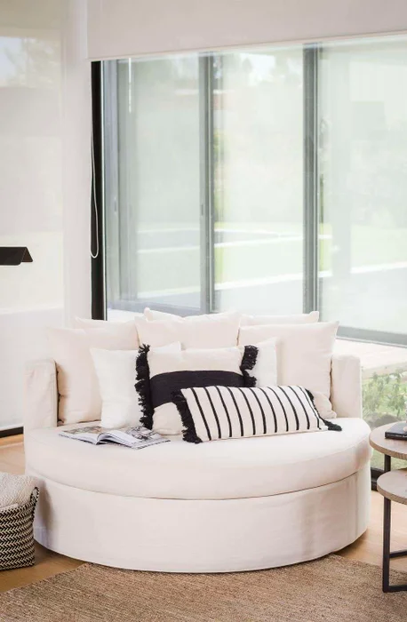 SILLON MANUELA REDONDO - 1.50 MTS en Blanco - Sillones y sofás, Uruguay | La Iberica, vista 4