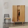Aparador alto Mailen 2 puertas en chapa de fresno con acabado natural 110 x 160 cm en Madera natural - Aparadores y recibidores, Uruguay | Kavehome, vista 2 de 9