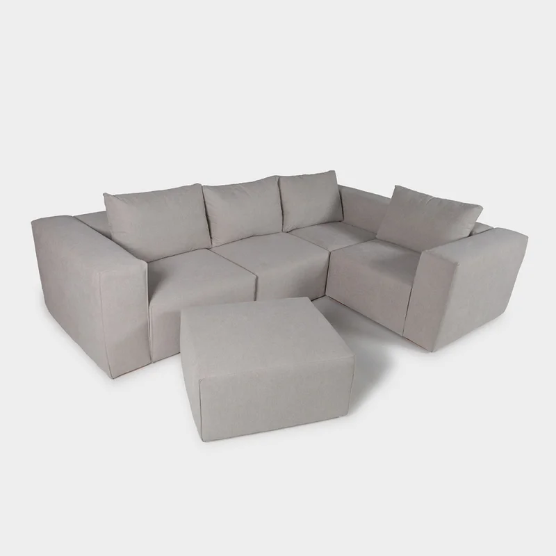 Rinconera Modular Trend (5 módulos) - Tela Microfibra - FX5-341 (Arena) en Beige - Sillones y sofás, Uruguay | Nyr, vista 3