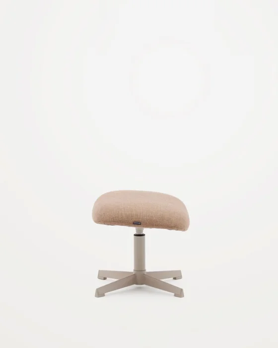 Reposapiés Jaspe - marrón claro y metal con acabado gris FSC 100% en Marrón - Butacas, banquetas y puffs, Uruguay | Kavehome, vista 7