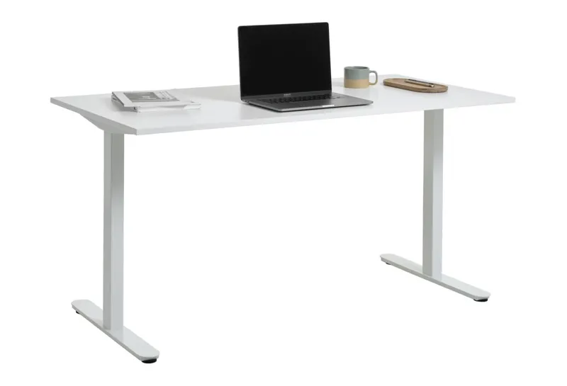 Escritorio STAUNING 80x160 blanco en Blanco - Escritorios, Uruguay | JYSK