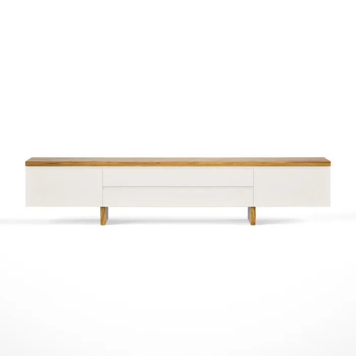 Rack de TV SUD 2.6 - Linea Manhattan - Off White / Cinamomo en Focus Mari Slim - Muebles para TV, Uruguay | Rústico Hogar, vista 2