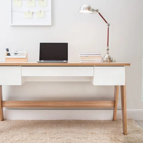 Escritorio de 3 cajones línea Trend |  26106 en Madera natural - Escritorios, Uruguay | World Vigo