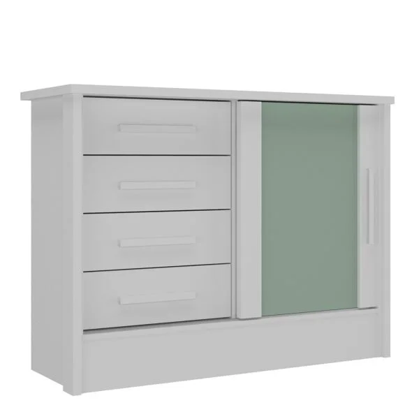 Cómoda Pandora en Blanco - Cómodas, Uruguay | Palermo Casa Deco, vista 2