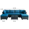 Juego de jardin Maui en Azul - Muebles para el exterior, Uruguay | La Cueva Muebles, vista 4 de 10