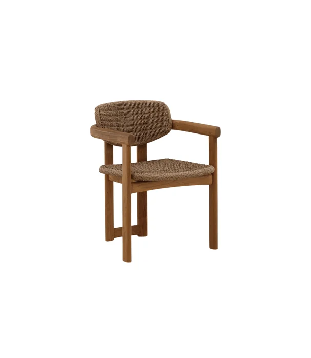 SILLA CERVIA C/BRAZOS NATURAL en Marrón - Butacas, banquetas y puffs, Uruguay | Más Infinito Casa