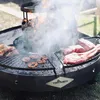 Barbacoa Parrillero Leña Duomo 360 Metal Negro Tromen en Negro - Exterior, Uruguay | Divino, vista 2 de 3