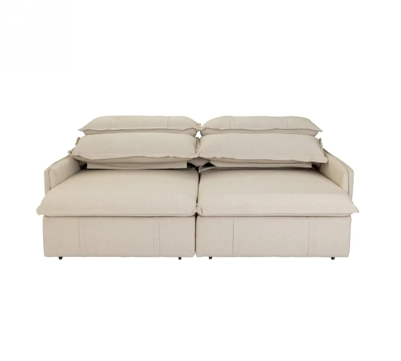 Sillón Max - 3 Cuerpos - Gris en Beige - Sillones y sofás, Uruguay | Ecowood, vista 3