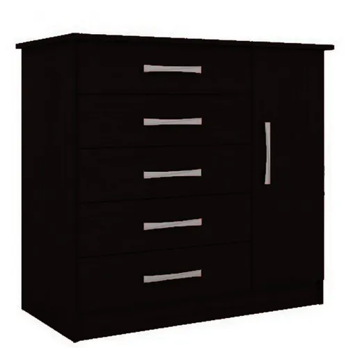Cómoda 158 Negro - Cómodas, Uruguay | Lais Muebles