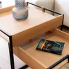 Conjunto Mesa de Centro Columbia (Marrón Claro/Hierro negro) - Mesas de living, Uruguay | Berna home, vista 3 de 6
