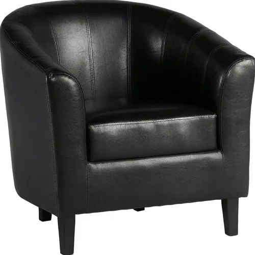 Butaca Sillon Sofa Poltrona Living Comedor Negro Bahia en Negro - Butacas, banquetas y puffs, Uruguay | Muebles Express