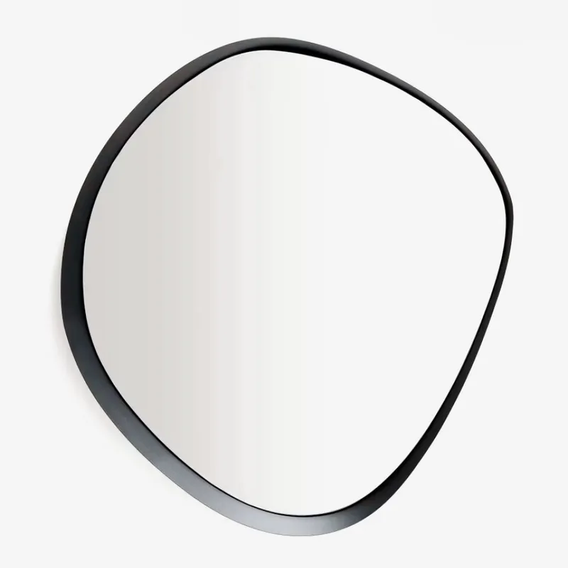 Espejo Tebel de metal negro - 85 x 93,5 cm en Negro - Espejos, Uruguay | Kavehome