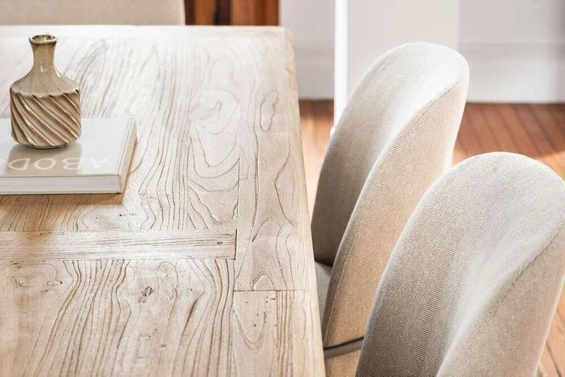 MESA COMEDOR DE OLMO ISABEL - 2.50 X 1.00 MTS en Madera natural - Mesas de comedor, Uruguay | La Iberica, vista 11