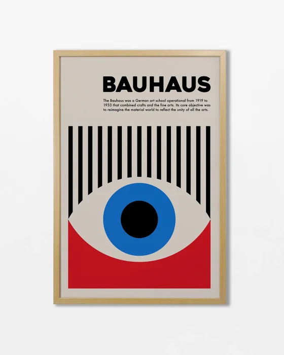 Bauhaus - Red eye en Multicolor - Láminas, Uruguay | La Cuadrería