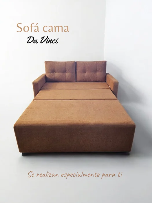 Sofá cama 1 y 1/2 plazas DA VINCI - Muebles Da Vinci en Beige - Sillones y sofás, Uruguay | Muebles Da Vinci, vista 5