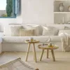 Mesa de centro redonda Glenda madera maciza teca Ø 55 cm en Madera natural - Mesas de living, Uruguay | Kavehome, vista 2 de 6