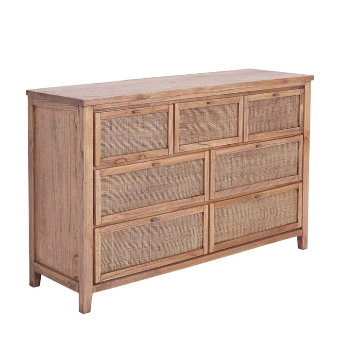 Cómoda Madera Natural-beige Mindi en Madera natural - Cómodas, Uruguay | Divino, vista 3